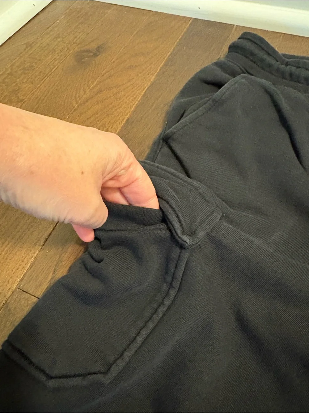 Psycho Bunny Kids Cargo Sweatpants Black Drawstring Size 7/8 Small